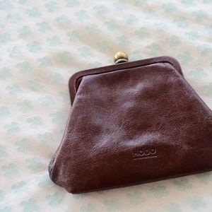 Brown Leather HOBO Small Purse | Clutch
